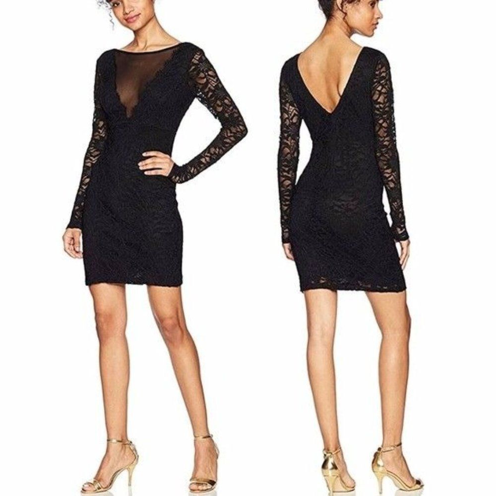 JUMP APPAREL Lace Bodycon Mini Dress
